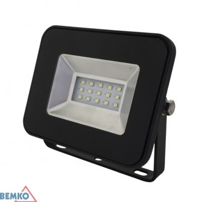 BEMKO NAŚWIETLACZ LED SMD LOFOT   10W 6000K   870LM IP65 CZARNY C65-LFS-010BL-6K (S-C65-LFS-010BL-6K)